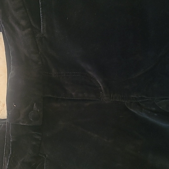 Retro Blk Velvet Pants Polo Ralph Lauren size women's 4 - Picture 2 of 7
